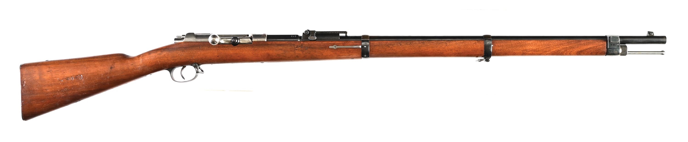 (A) SPANDAU MODEL 1871/84 MAUSER BOLT ACTION RIFLE