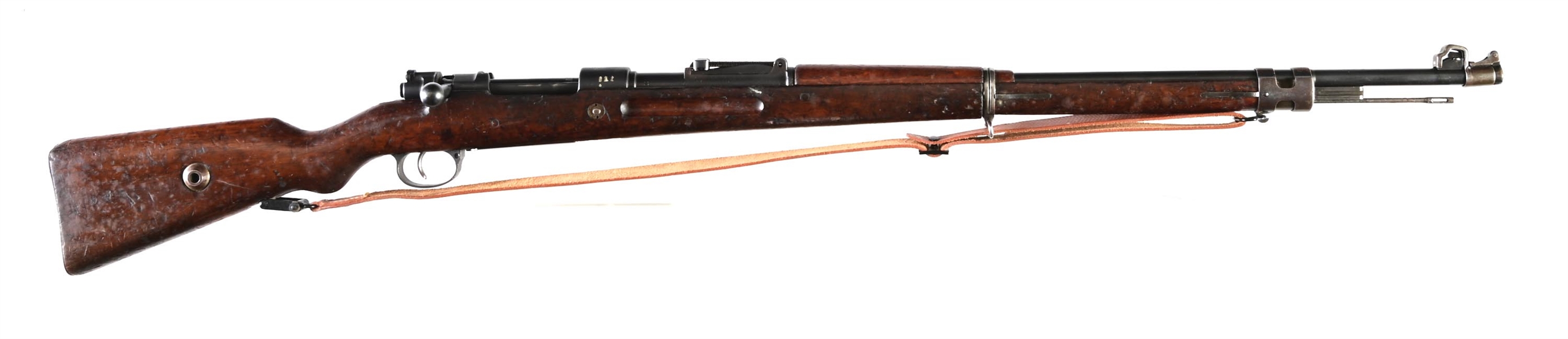 (C) DANZIG G98 MAUSER BOLT ACTION RIFLE.