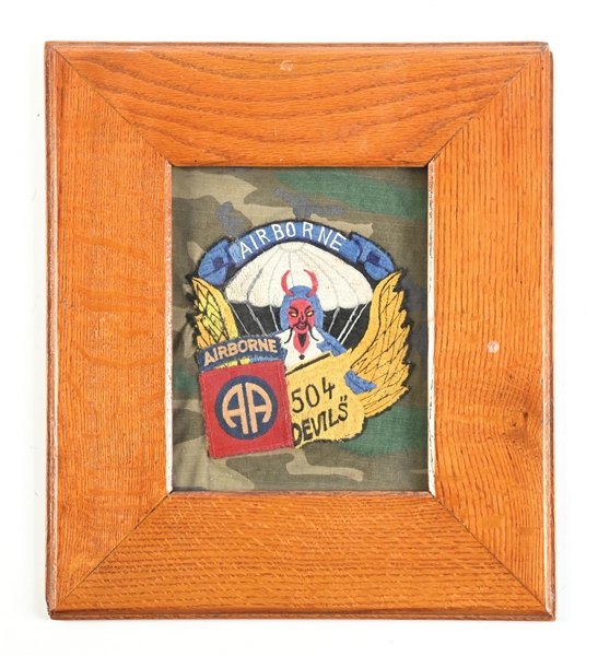 US 82ND AIRBORNE 504TH PIR PATCH.