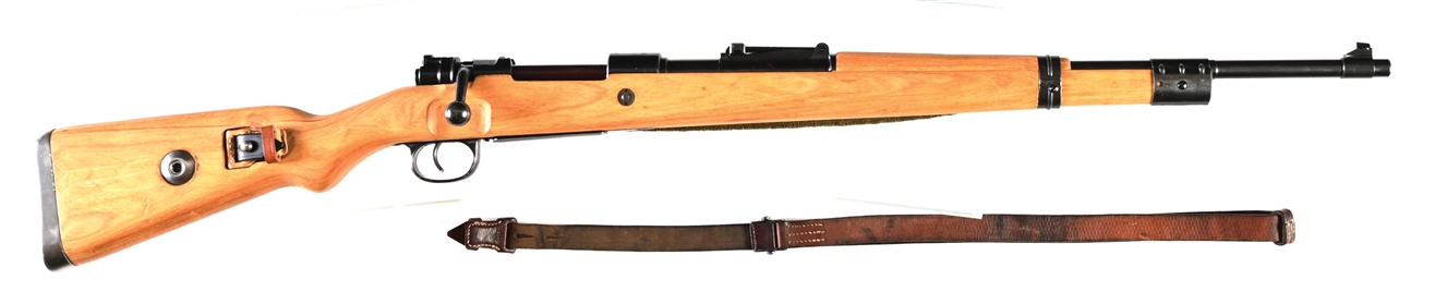 (C) LATE WAR BRUNN DOU.45 CODE K98 BOLT ACTION RIFLE.