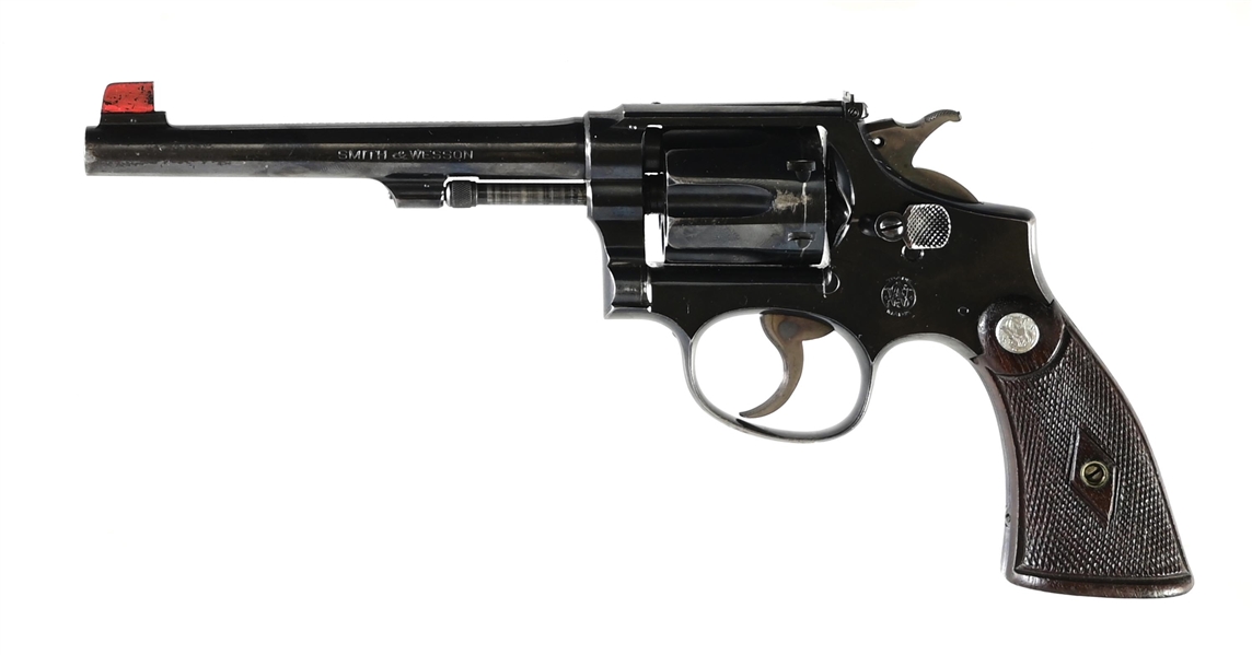 (C) RARE PRE-WAR SMITH & WESSON MODEL 1905 4TH CHANGE TARGET REVOLVER.
