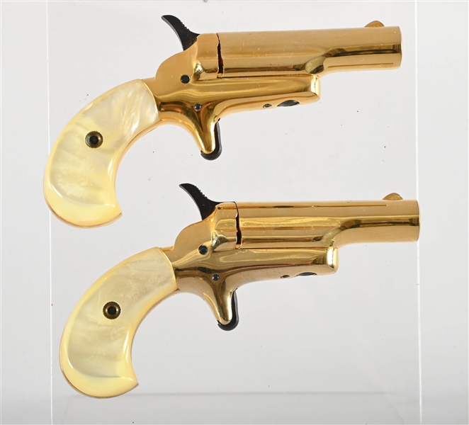 (M) CASED PAIR OF COLT LADY .22 SHORT DERRINGERS.