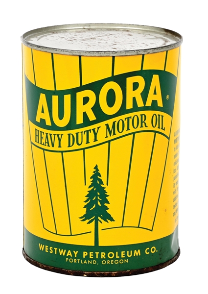 AURORA HEAVY DUTY MOTOR OIL ONE QUART CAN
