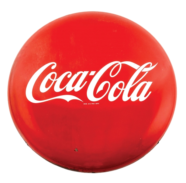 48" COCA-COLA BUTTON SIGN