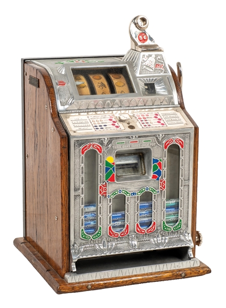 5¢ MILLS ROCK-OLA FOK VENDER SLOT MACHINE
