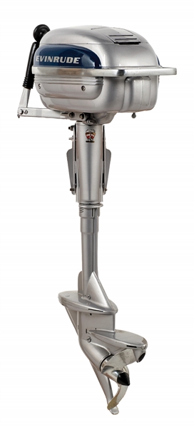RESTORED EVINRUDE CANOE MOTOR