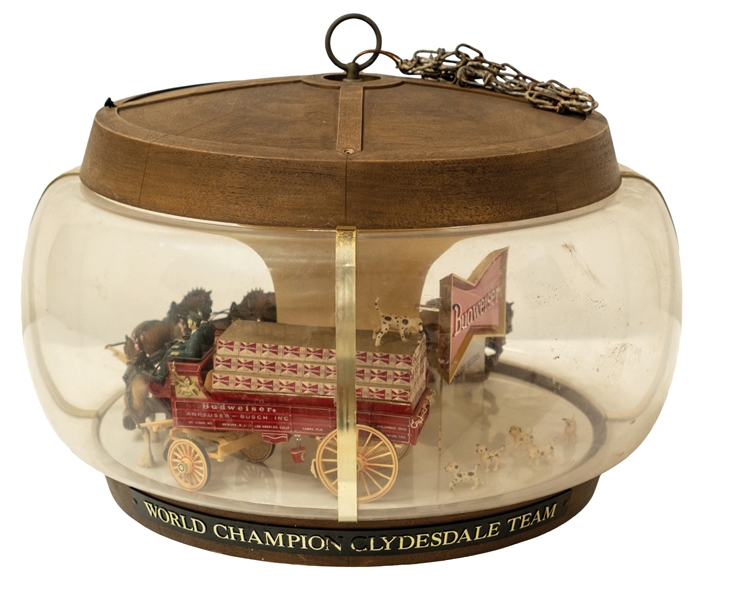 ANHEAUSER-BUSCH CLYDESDALE HANGING LAMP