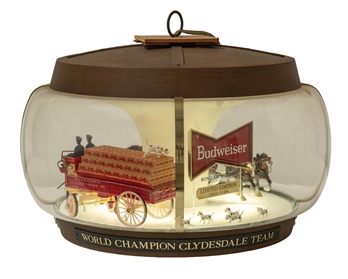 ANHESUER-BUSCH CLYDESDALE CAROUSEL LAMP