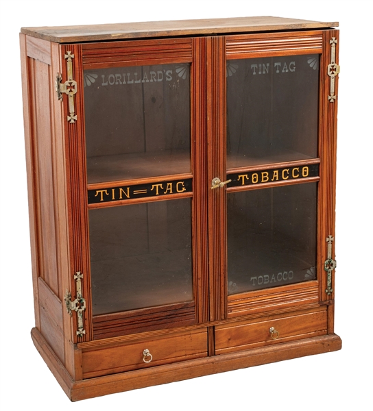 P. LORILLARD & CO. COUNTERTOP TOBACCO SHOWCASE