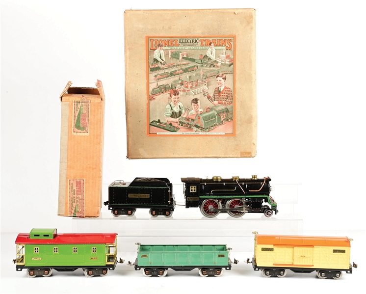 PRE-WAR LIONEL STANDARD GA. B 21 UNCATALOGED SET WITH ORIGINAL BOX
