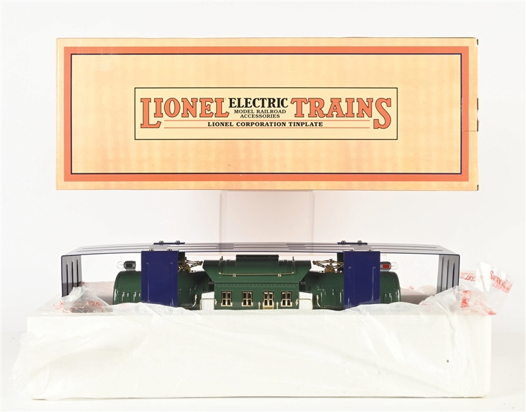 LIONEL/MTH STANDARD GA. NO. 11-2015-0 SUPER 381 ELECTRIC LOCOMOTIVE IN STATE GREEN W/ ORIGINAL BOX