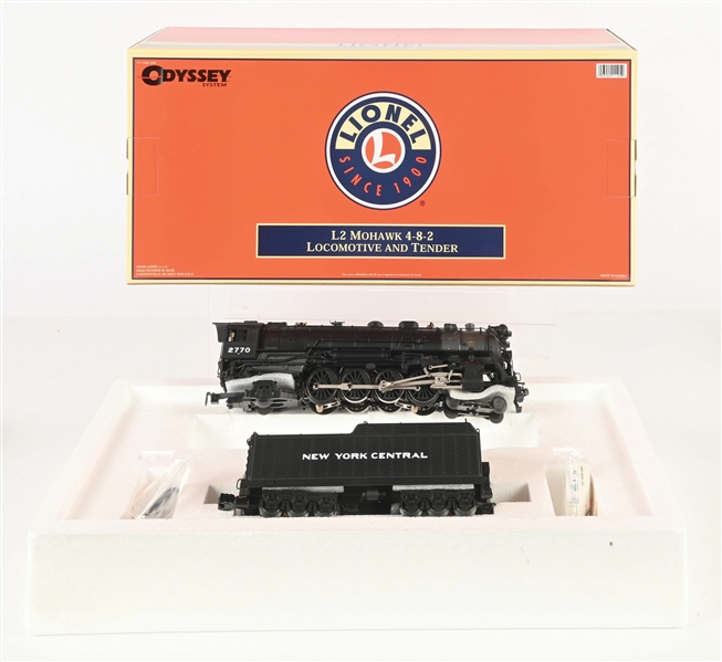 MODERN ERA LIONEL O-GA. NO. 6-11105 L2 MOHAWK 4-8-2 STEAM LOCOMOTIVE & TENDER