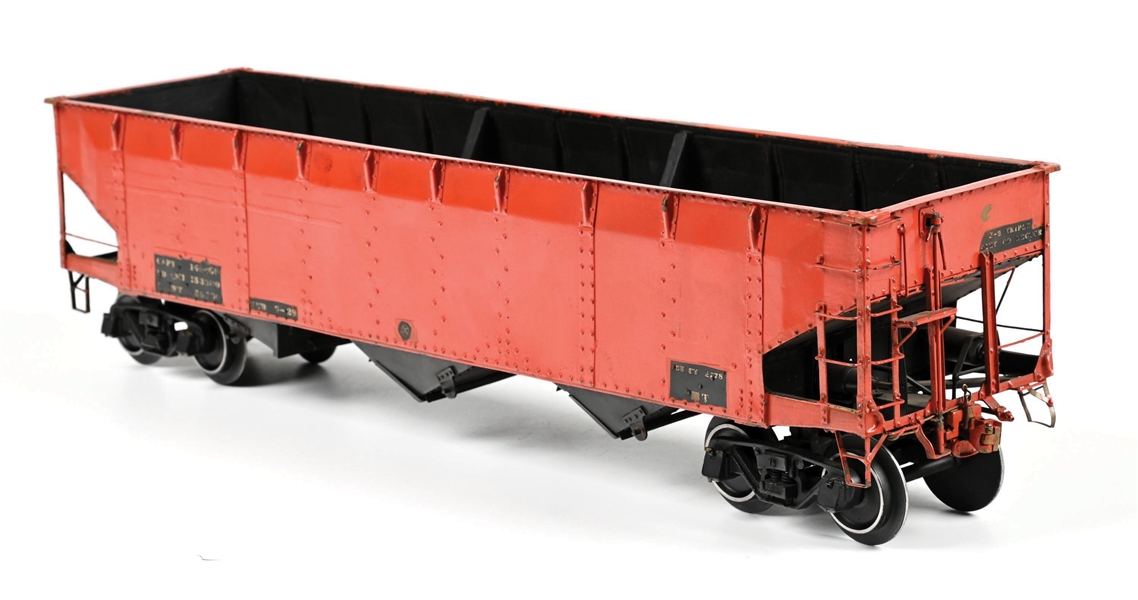 ATA MFG. CO. BRASS SCALE MODEL HOPPER CAR