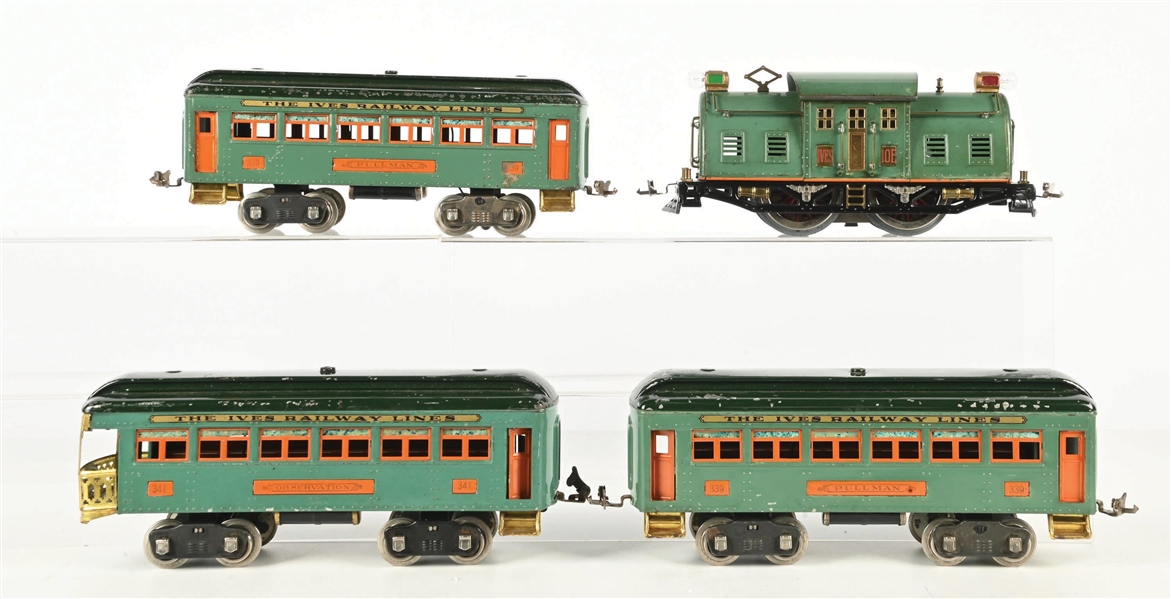 IVES STANDARD GAUGE TRANSITION NO. 10E PASSENGER SET