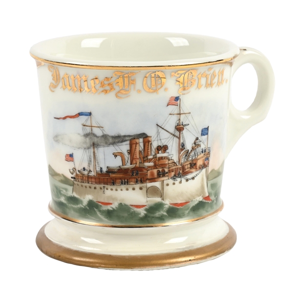 BATTLESHIP CAPTAINS SHAVING MUG
