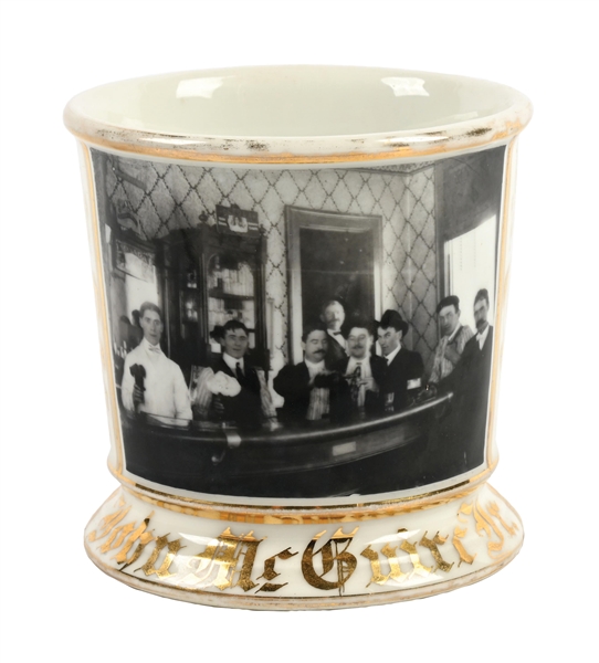 PHOTOGRAPHIC SHAVING MUG.