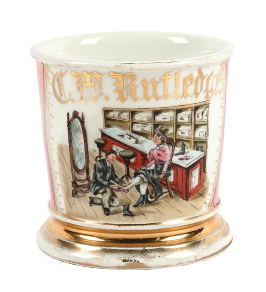 SHOE SALESMANS SHAVING MUG