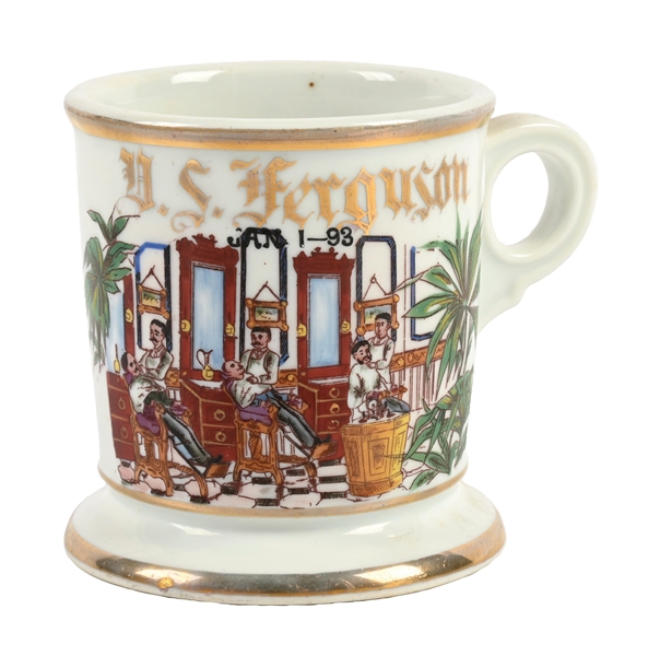 BARBERS SHAVING MUG