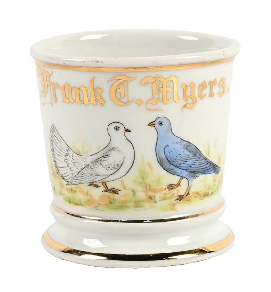 PIGEON RACERS SHAVING MUG