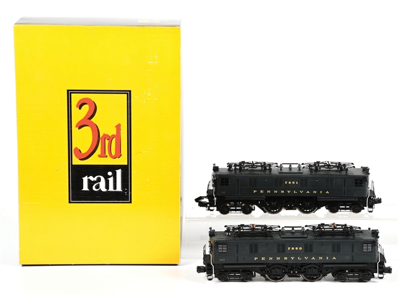 3RD RAIL SUNSET MODELS BRASS O-GA. PRR O1 ELECTRIC LOCO