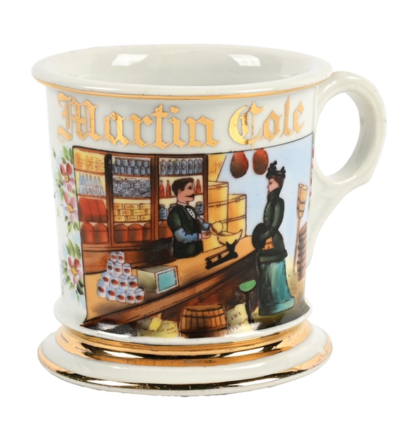 GROCERY CLERKS SHAVING MUG 