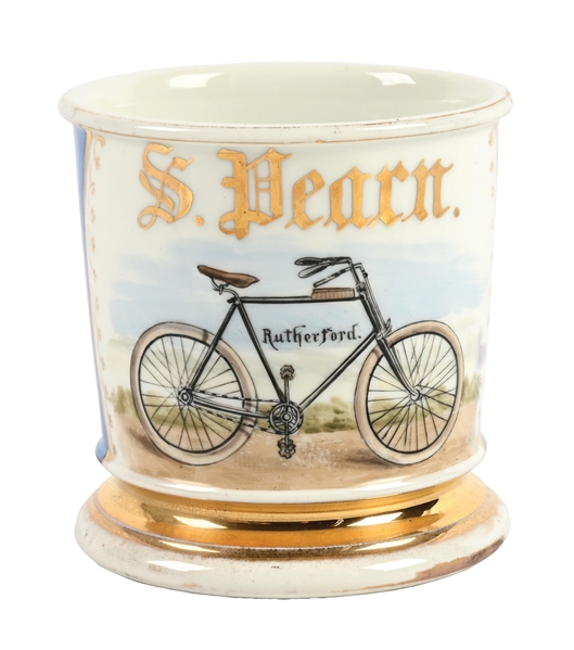BICYCLE SELLERS SHAVING MUG