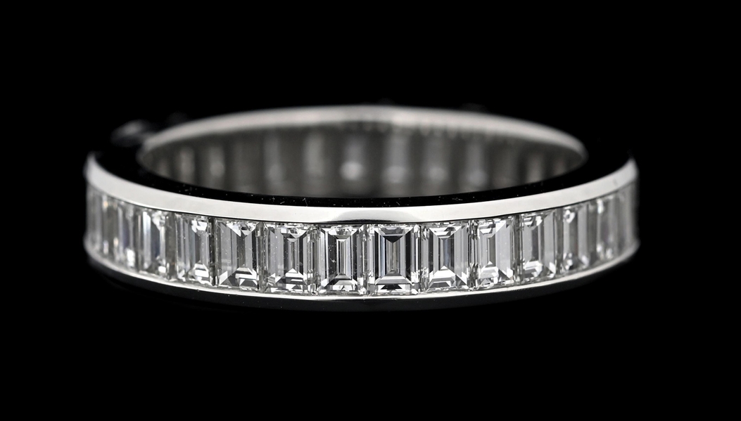 PLATINUM TIFFANY & CO 3.60CT TW DIAMOND ETERNITY BAND