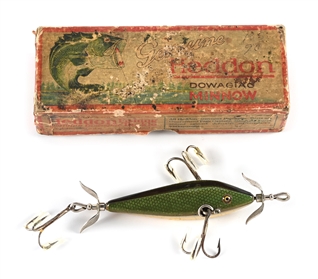 HEDDON “OUGHT” MINNOW IN SPECIAL GREEN SCALE