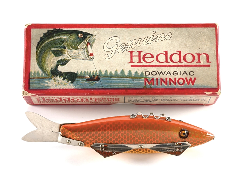 HEDDON ICE DECOY GOLDFISH IN CORRECT BOX