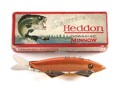 HEDDON ICE DECOY GOLDFISH IN CORRECT BOX
