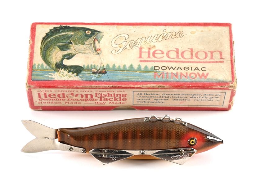 HEDDON FOUR-POINT ICE DECOY IN NATURAL SCALE