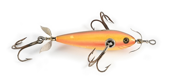 EARLY HEDDON 176 HEAVY CASTING MINNOW IN RAINBOW
