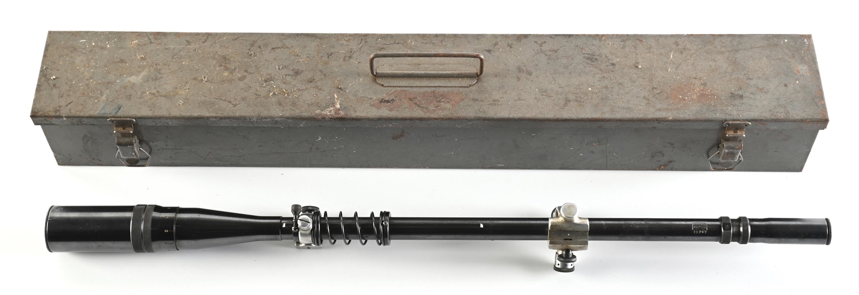 J. UNERTL 14X TARGET SCOPE WITH CASE.
