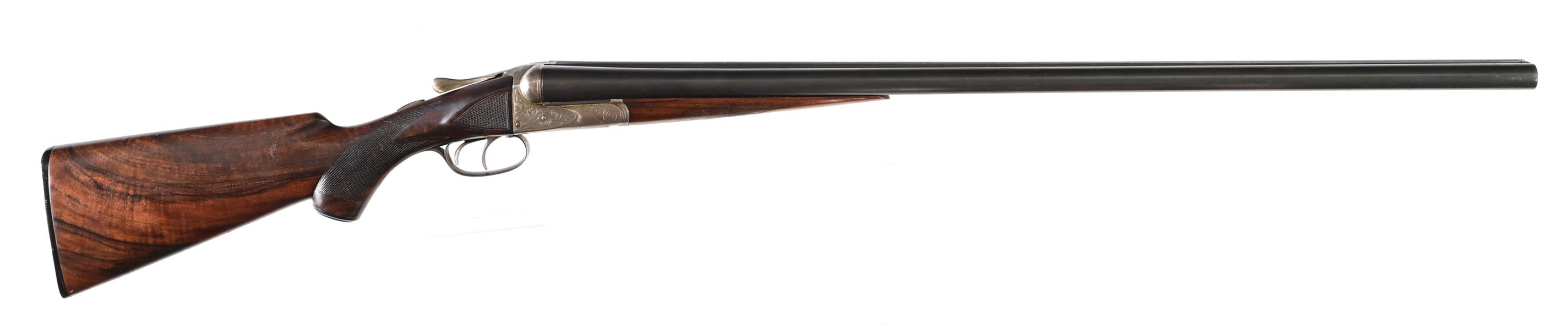 (C) PHILADELPHIA A.H. FOX ENGRAVED A GRADE SIDE BY SIDE SHOTGUN.