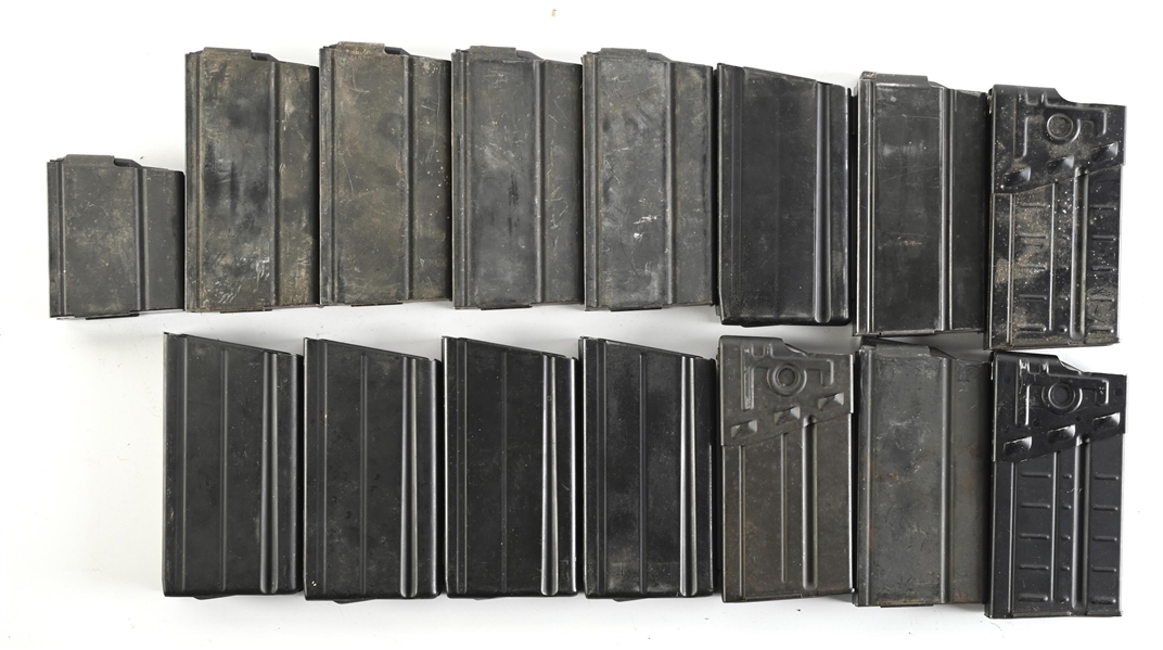 LOT OF 15: FAL, M14, AR-10B, AND HK PATTERN 7.62 NATO MAGAZINES