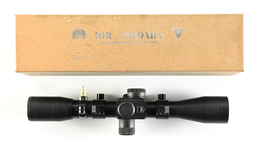 IOR VALDADA 16X42MM SCOPE WITH BOX.