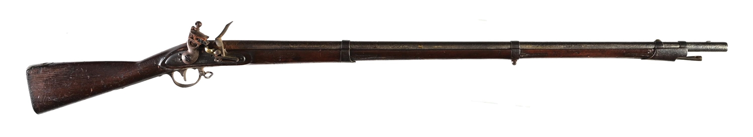 (A) W.L. EVANS MODEL 1816 FLINLOCK MUSKET DATED 1826.