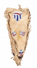 SANTEE SIOUX BEADED BAG
