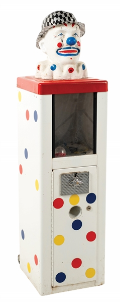 HARBY COMET CLOWN HEAD TOY VENDING MACHINE
