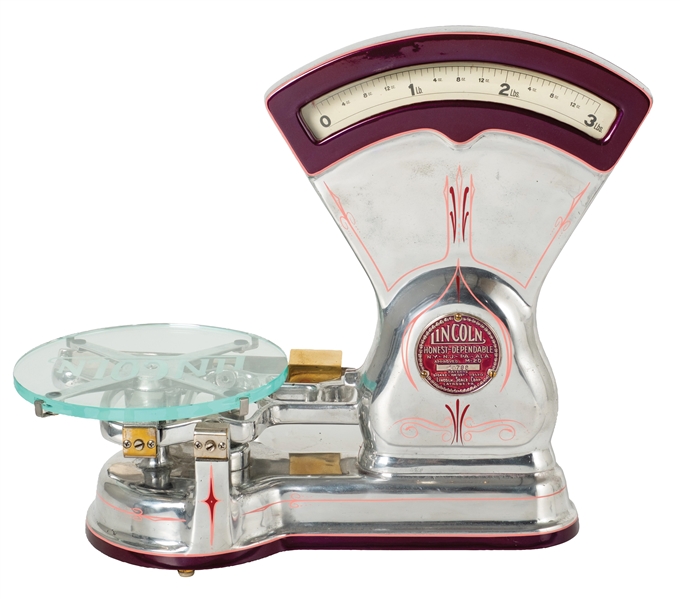 RESTORED LINCOLN CANDY SCALE