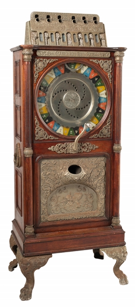 5¢ CAILLE "BIG SIX" UPRIGHT SLOT MACHINE