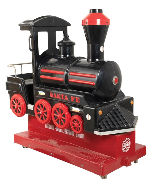 25¢ SANTA FE RAILROAD KIDDIE RIDE