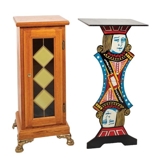 PAIR OF SLOT MACHINE STANDS