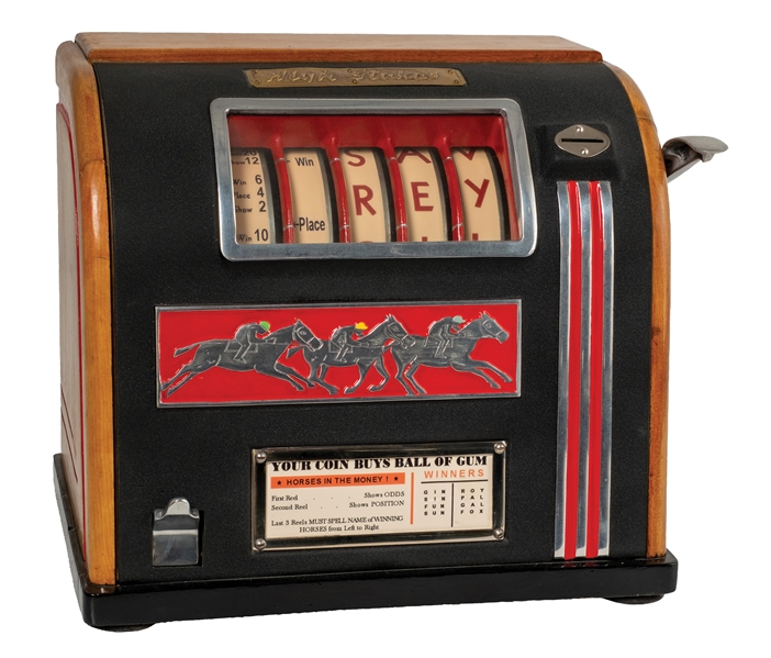 "HIGH STAKES" HORSE RACE-THEMED TRADE STIMULATOR