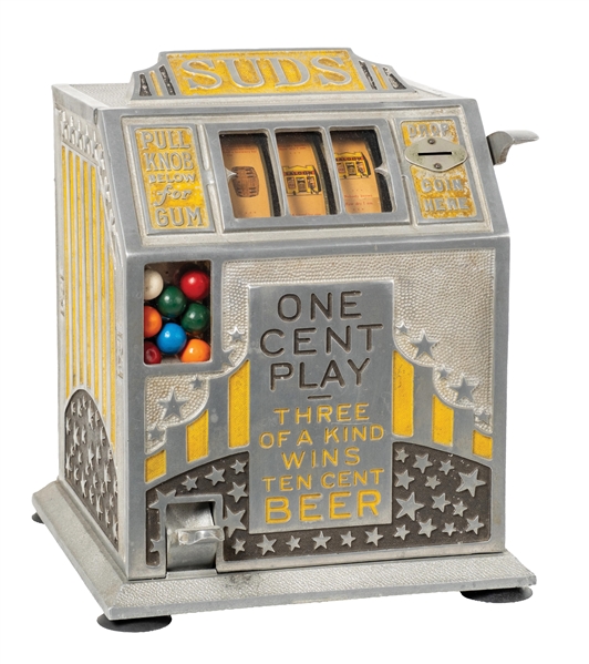 1¢ "SUDS" ALUMINUM TRADE STIMULATOR