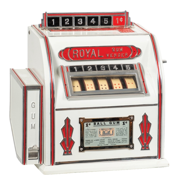 1¢ "ROYAL" DRAW POKER TRADE STIMULATOR