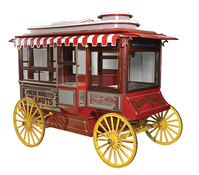 1909 C. CRETORS & CO. MODEL "D" POPCORN WAGON