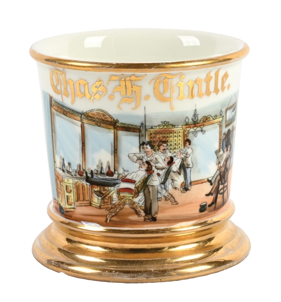 BARBERS SHAVING MUG 