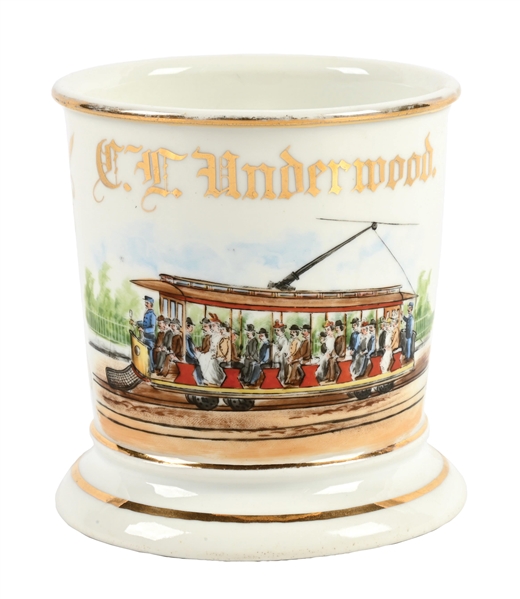 TROLLEY OPERATORS SHAVING MUG 