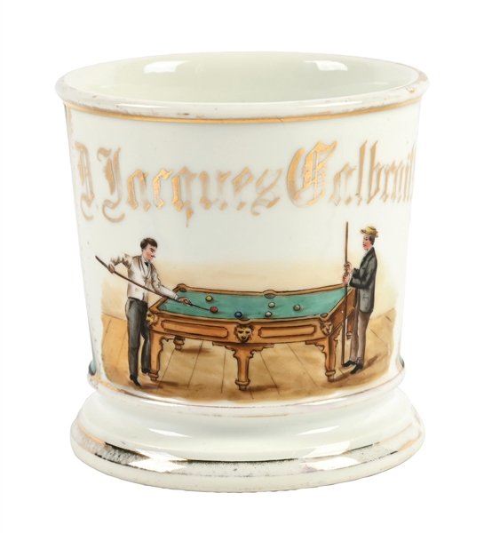 POOL PLAYERS SHAVING MUG